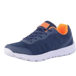 Dek Unisex Adult Hyde Park Sneakers / Navy/Orange